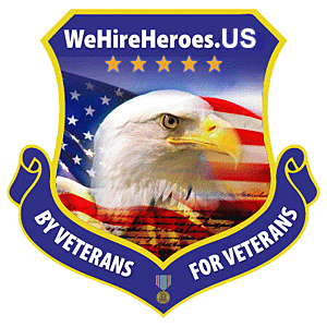 WeHireHeroes - shield logo